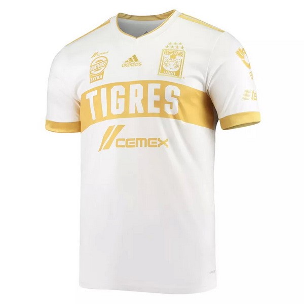 Tailandia Camiseta Tigres UANL 3ª Kit 2020 2021 Blanco